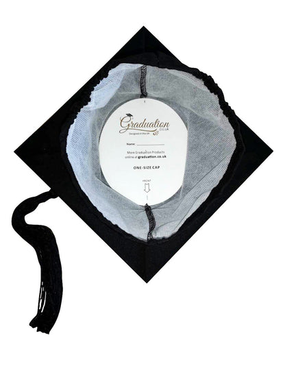 Black Bachelors Graduation Cap & Tassel - Graduation UK